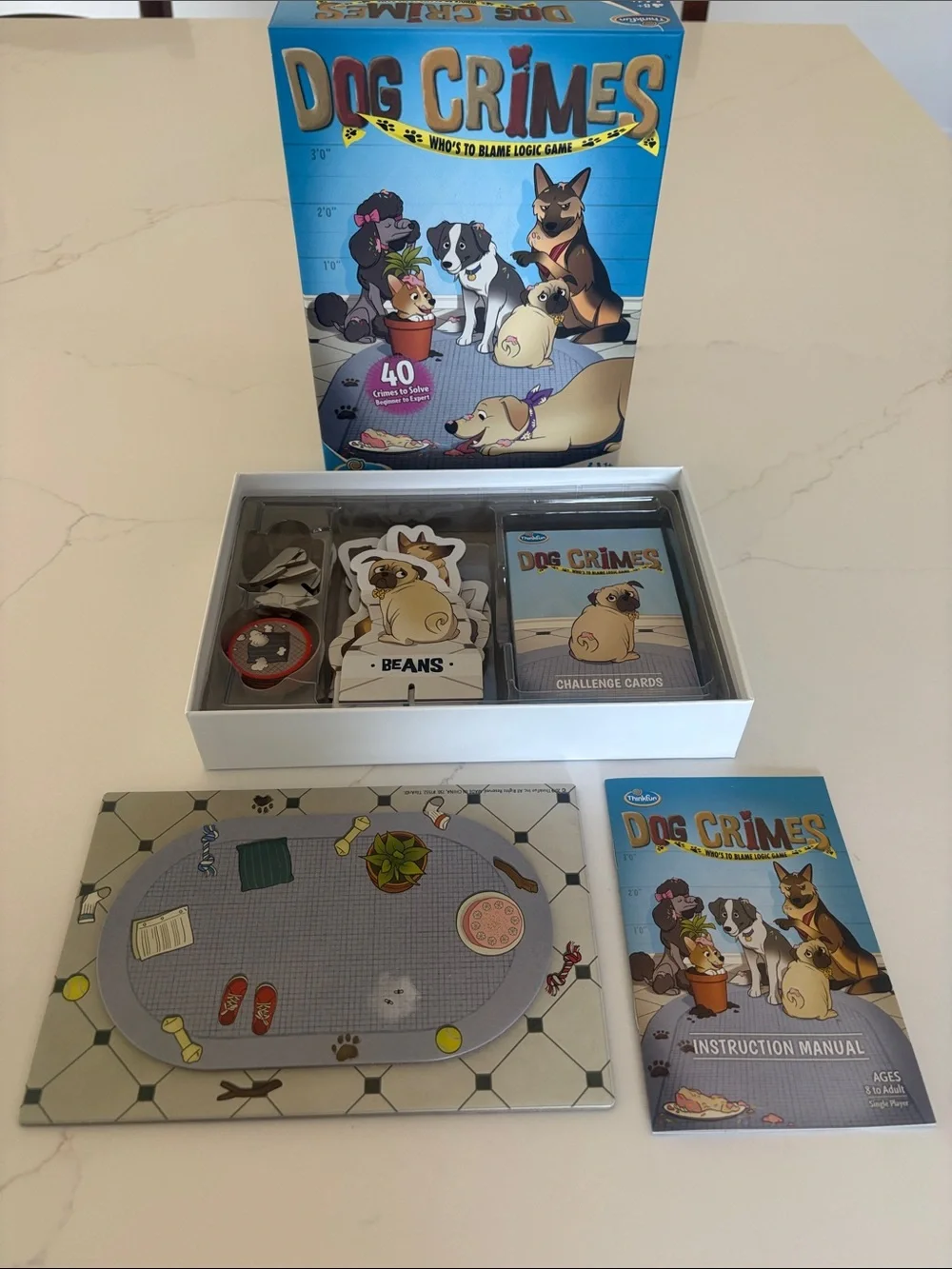 ThinkFun Dog Crimes Logic Game